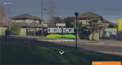 Desktop Screenshot of parquecousinomacul.cl